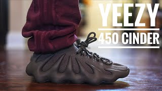 YEEZY 450 CINDER REVIEW amp ON FEET [upl. by Abad539]