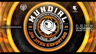 AREA 10  MUNDIAL DE JIUJITSU CBJJE  JUVENIL ADULTO E MASTER 2024 [upl. by Ainalem]