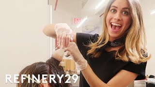 I Trained Like A Professional Hair Colorist  Lucie For Hire  Refinery29 [upl. by Codi]