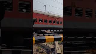 Neelachal Express crossing Markona Railway Station shortvideo [upl. by Dustan]