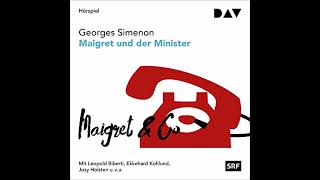 Audio book Inspector Maigret and the Minister Georges Simenon Audio play crime thriller completely [upl. by Briana]