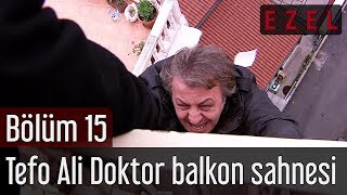 Ezel 15 Bölüm Tefo Ali Doktor Balkon Sahnesi [upl. by Hillhouse]