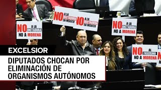 Eliminación de organismos autónomos desata confrontación en San Lázaro [upl. by Ahcilef]