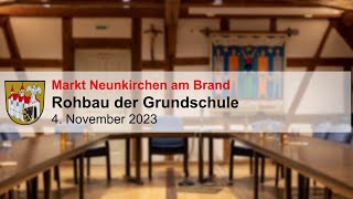 Gang durch den Rohbau der neuen Grundschule [upl. by Chet]