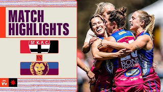 EuroYroke v Brisbane Highlights  Week 10 2024  AFLW [upl. by Nagam]