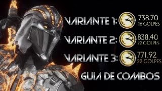 GUIA DE COMBOS DE NOOB SAIBOT  VARIANTES COMPETITIVAS  MORTAL KOMBAT 11 [upl. by Aikin]