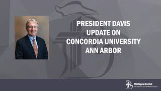 President Davis Update on CUAA 523 [upl. by Irep]