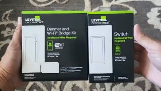 Leviton Smart Dimmer and Switch No Neutral Require [upl. by Genie]