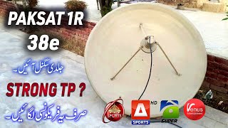 Paksat 38e Strong TP 2024  Paksat Frequency 2024  Paksat 38e C Band 4 feet Dish Setting Tech Tube [upl. by Row242]