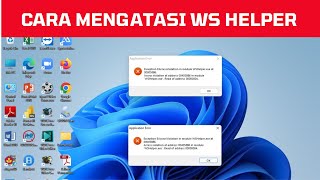 CARA MENGHILANGKAN NOTIFIKASI WS HELPER [upl. by Tarkany]