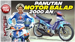 Yamaha F1ZR Inter Biru CMS Underbone Paling Keren Di Zamannya  Motor Plus Modif [upl. by Nazus]