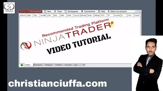 Ninjatrader Tutorial parte 1 [upl. by Tabbie]