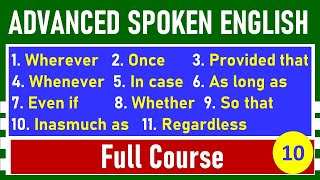 quotInasmuch asquot  Advanced Spoken English Practice Complete Course  English Grammar Tenses Idioms [upl. by Noak]