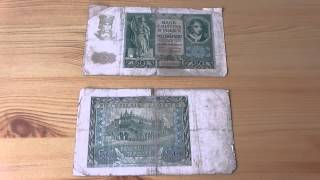 50 Zlotych of 1940  Old Poland money bill Bank Emisyjny W Polsce [upl. by Yramliw622]