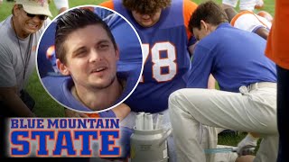 Harmon Faces The Dangers of Heatstroke  Blue Mountain State [upl. by Iblehs]