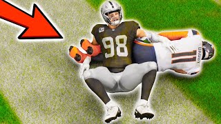 Maxx Crosby Tried To Break My Leg Madden 25 Superstar Mode 16 [upl. by Braynard]