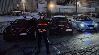 SOSPETTO SCAPPA DOPO AVER CHIESTO DI FARE IL TEST CARABINIERI GTA 5 MOD 16🔥gta mods lspdfr [upl. by Dorine]