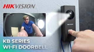 Hikvision DSKB6003WIP Wifi Video Doorbell Review  Hikconnect Setup Its still worthy [upl. by Nicolette60]