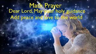 Math Prayer [upl. by Haduhey]