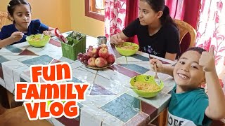 Unboxing Rummikub Game and Playing with kids  Fun Family Vlog [upl. by Suehtomit]