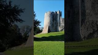 Chepstow Castle in Monmouthshire South Wales 🇬🇧 111024 [upl. by Yelrahs]