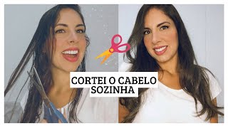 Cortei o cabelo repicado ✂️  Agora só corto assim [upl. by Shererd]