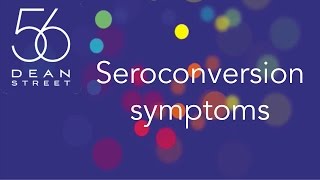 HIV seroconversion symptoms [upl. by Etnoek]