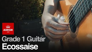 Ecossaise  ABRSM Grade 1 Guitar [upl. by Map670]