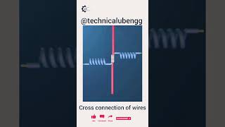 Cross connection of wires enggineering innovation technology shorts [upl. by Sidonie]