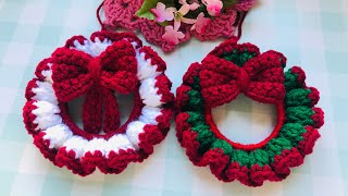 How to crochet the Christmas ornaments veryeasyandsimple [upl. by Nibroc]