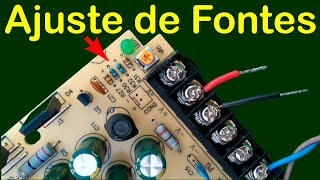 Ajustando uma Fonte Chaveada Inclusive com Sensor [upl. by Arodnap]