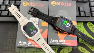 Zeblaze Ares GPS 3 ATM Calling Smartwatch  Unboxing and Full Review  Tech With Babor [upl. by Kersten]