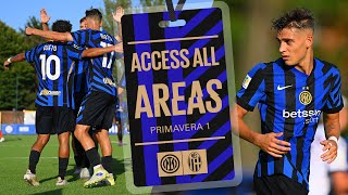 PRIMA PARTITA ⚽ PRIMO PUNTO  ALL ACCESS 👀  PITCHSIDE HIGHLIGHTS 📹  PRIMAVERA 1 ⚫🔵 [upl. by Amandie565]