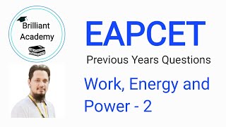 EAPCET PYQs of Physics WORK ENERGY AND POWER  2 [upl. by Marrissa28]