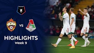 Highlights CSKA vs Lokomotiv 01  RPL 202021 [upl. by Bohlen]