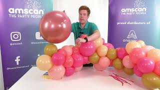 How to Add Foil Balloons to Balloon Garlands [upl. by Learrsi]