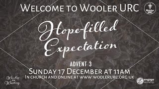 Wooler URC Livestream  Sunday 17 December 2023 [upl. by Glenna7]