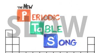 SLOW quotThe NEW Periodic Table Song In Orderquot AsapSCIENCE 2013 [upl. by Aiuqram128]