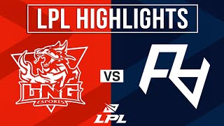 LNG vs RA Highlights ALL GAMES  LPL 2024 Spring  LNG Esports vs Rare Atom [upl. by Occer]