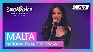 Sarah Bonnici  Loop  Malta 🇲🇹  National Final Performance  Eurovision 2024 [upl. by Kaylee]