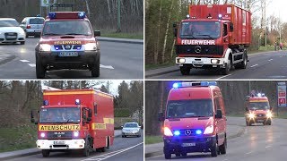 Großbrand Gewerbegebiet Steinfurt  Einsatzfahrten Feuerwehr Stolberg amp überörtliche Einsatzkräfte [upl. by Brothers954]