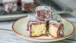 Lamington Cake Recipe  How To Make Lamingtons  Lamingtons Recipe [upl. by Aitetel149]