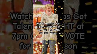 Vote for Reid Wilson on AGT tonight agt americasgottalent goldenbuzzer [upl. by Clyte]