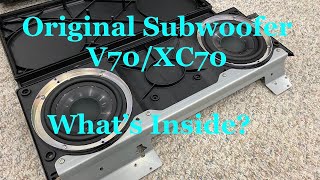 Original Subwoofer Volvo V70XC70 P3 Whats inside Part 1 of 2 D5T5COM [upl. by Ailen]