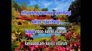 Kaayaampoo kannil Video for karaoke singing by D Sudheeran [upl. by Oirrad511]