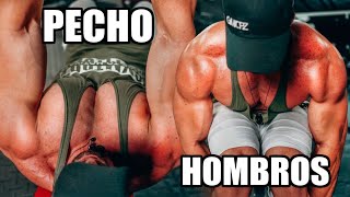 RUTINA DE PECHO Y HOMBROS RUDA  Gymtopz [upl. by Nednil]