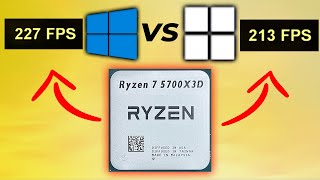 Is Windows 11 BAD for Ryzen 5000 Windows 10 vs 11 Gaming Benchmarks [upl. by Nwahsel]