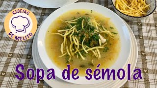 Sopa de sémola [upl. by Flyn]