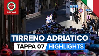 TirrenoAdriatico 2022 Tappa 7 Highlights [upl. by Malia716]