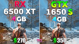 RX 6500 XT vs GTX 1650 SUPER  Test in 8 Games [upl. by Arama]